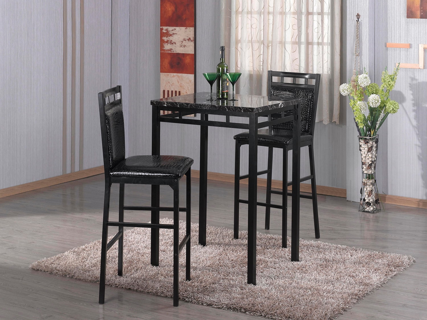 imagio home furniture 9 piece counter height dining set
