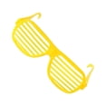 thumbnail image 4 of Minnieouse Gafas con persiana llamativas y modernas, hechas de plástico, gafas con persiana, color amarillo, tamaño libre Type2 NO2, 4 of 6
