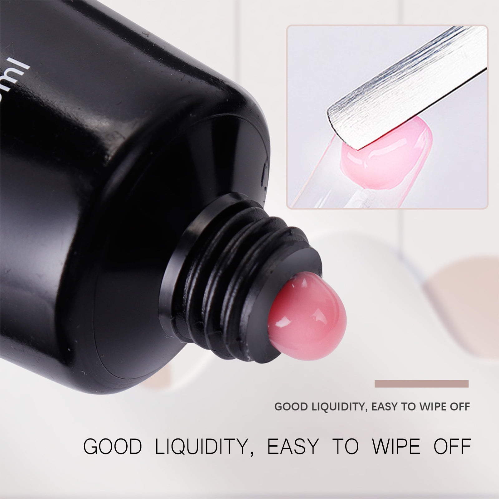Nail Bottle Coffin Nails Tips Full Cover Gel Extension Sculpting Gel Clear Nails French Manicure Pen Gel Gel Medium Glue Glam Nail Salon Form 1099c Nail Gel Set Bling Gel Sculpting Gel Nails
