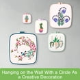 thumbnail image 5 of Toorise 5Pcs Square Embroidery Hoops with 16 Needles Assorted Color Embroidery Hoop Frame Different Size Embroidery Hoop Set Plastic Embroidery Frames Sewing Hoops for Embroidery Craft, 5 of 11