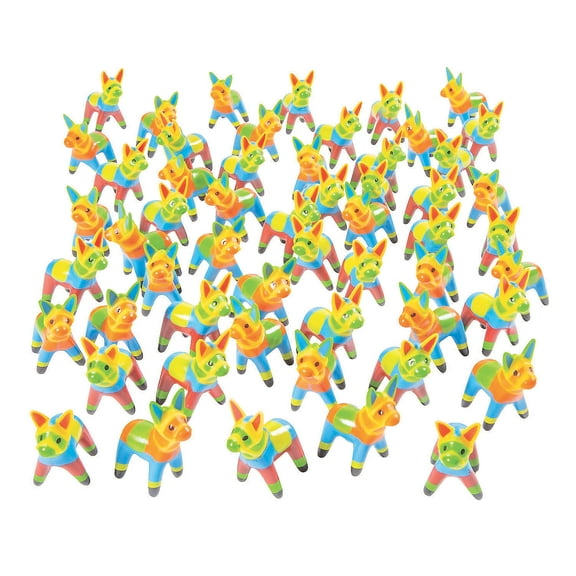 Bulk Fiesta Donkey Toys, Toys, Cinco de Mayo, 72 Pieces