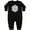 AB-Black, variant on 20 Sided White Dice Baby Fleece Romper