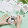 thumbnail image 3 of 30pcs Square White Paper Boxes Gift Boxes with Clear PVC Window, 3 of 9