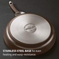 thumbnail image 2 of Circulon Symmetry Hard Anodized Nonstick Wok/Stir Fry Pan with Lid, 12 Inch, Chocolate, 2 of 5