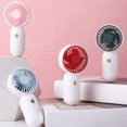 thumbnail image 6 of Nkmbld Handheld Mini Fan, Fast Charging Large Capacity Built-in Battery Silent Pocket Fan for Travel Outdoor Camping Beach Makeup, Up to 12 Working Hours, 6 of 8