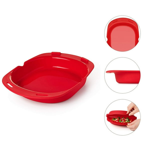 SPRING PARK Microwave Silicone Omelette Microwave Omelet Baking Pan Egg Roll Maker
