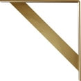 thumbnail image 4 of Ekena Millwork 2"W x 18"D x 18"H Traditional Steel Bracket, Hammered Gold, 4 of 13
