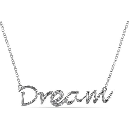 Miabella Diamond-Accent Sterling Silver Dream Necklace