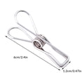 thumbnail image 2 of Pinza elástica para ropa de acero inoxidable de 100 piezas para lavandería, herramienta multiusos para alfileres de edredón Speravity HA7471-00B, 2 of 7