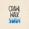 thumbnail image 4 of Inktastic Crawl Walk Swim Wave Design Boys or Girls Baby T-Shirt, 4 of 5