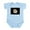 Sky Blue, variant on CafePress - Full Moon Body Suit - Baby Light Bodysuit, Size Newborn - 24 Months