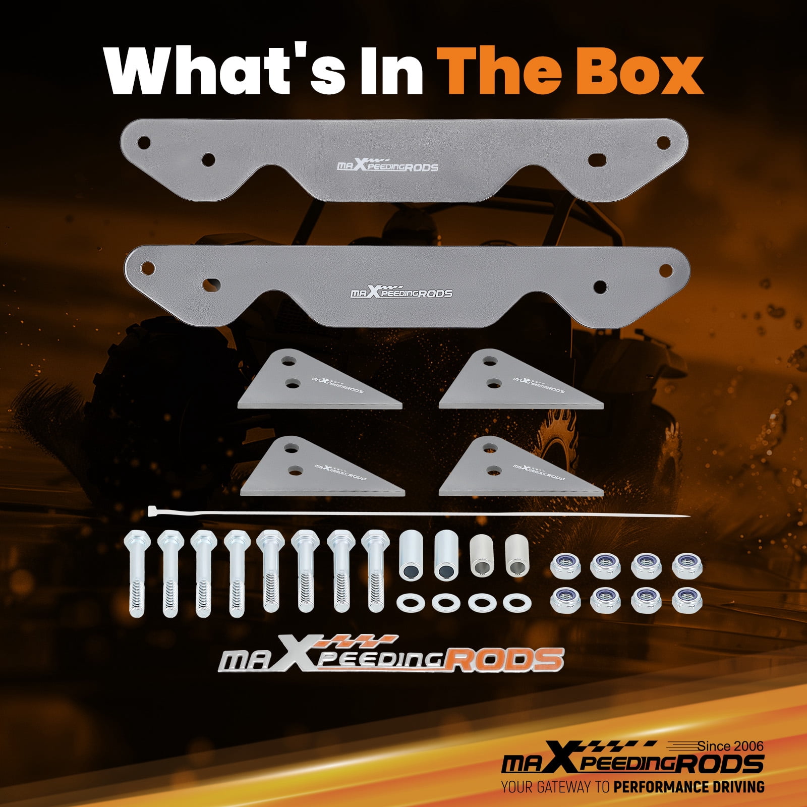 Maxpeedingrods 2" Lift Kit Front Rear Fit For Polaris Sportsman Xp 1000 2016-2022 31" Tire Up