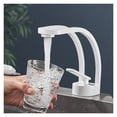 thumbnail image 3 of Creative All Copper Basin Faucet, Bathroom Toilet Under Basin Vanity Faucet, Hot And Cold Water Faucet White Chrome ,Versatile Features, 3 of 7