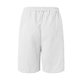 thumbnail image 6 of Ymyiu Mens Lounge Shorts Men's Shorts Casual Elastic Waist Drawstring Lightweight Summer Beach Size XL(White, XL), 6 of 9