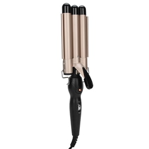 3 Barrel Curling Iron Wand Hair Waver & Crimper Wand for Beach Waves, Fast Heating  Adjustable Temperature Hair Styling Appliances