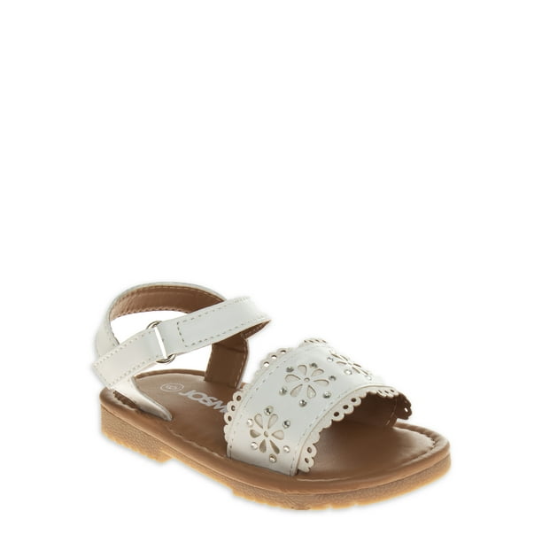 Josmo Girls Perforated Strap Sandals, Sizes 6-12 - Walmart.com