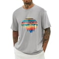 thumbnail image 2 of Mountain Graphic Tees for Men 2026 Summer Casual Short Sleeve Crewneck Hiking Camping T Shirts, 2 of 5