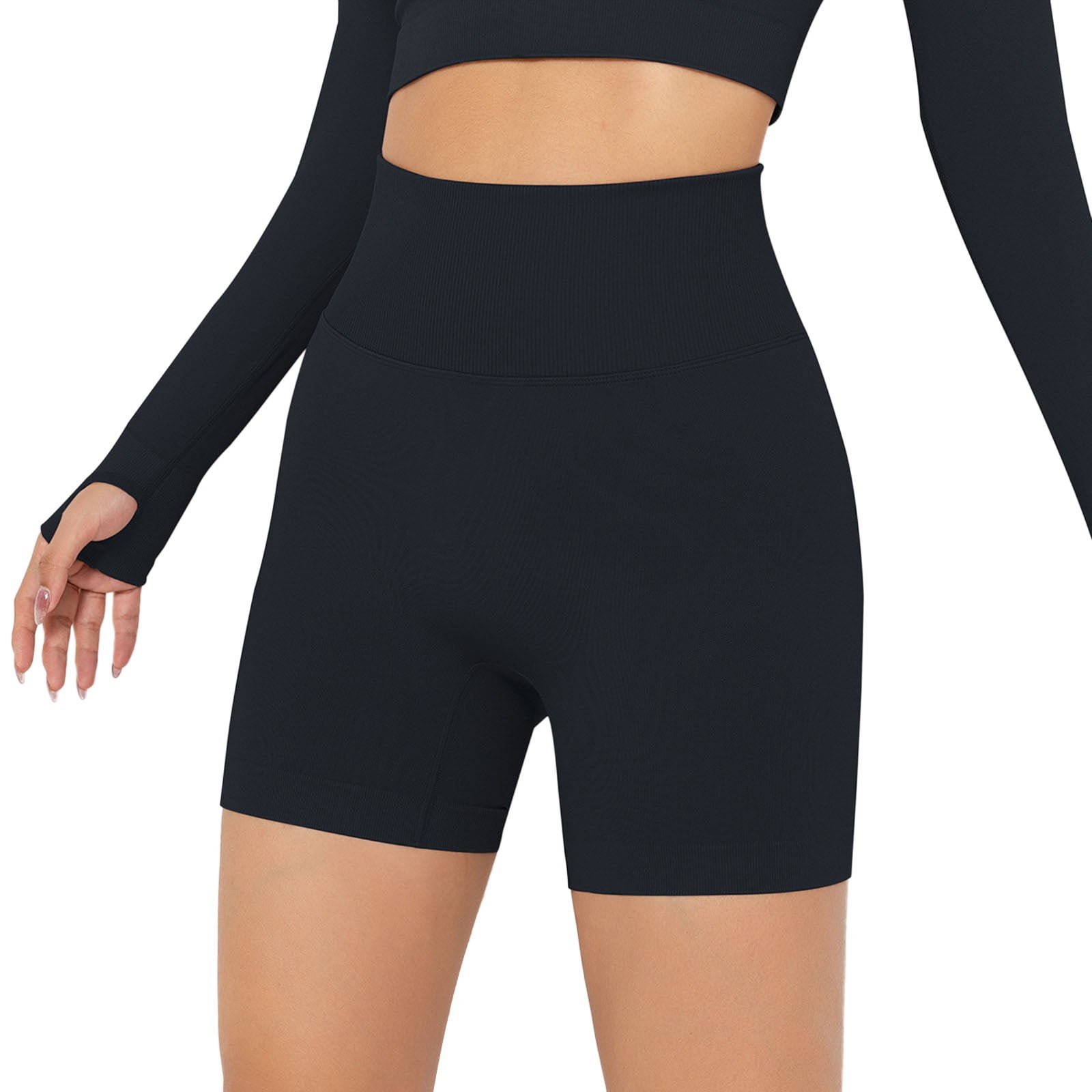 Aayomet Women Summer Fitness Legging Seamless Fitness Shorts Yoga