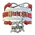 thumbnail image 2 of Sportybella Hockey Mom Bracelet, Hockey Mom Jewelry, Ice Hockey Mom Gift, for Moms with Hockey Players (Red and White), 2 of 6