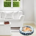 thumbnail image 3 of Round Pet Litter Mat - Cloth Material, Universal for Cats & Dogs, Soft Cozy, Non-Slip Bottom, Machine Washable, Stylish Home Decor, 3 of 6