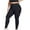 Black, variant on asjyhkr Plus Size Yoga Pants for Women High Waist Butt Lifting Tights Stretch Breathable Comforty Gym Workout Running Leggings,L-4XL