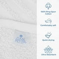 thumbnail image 4 of Dan River Bath Sheet 1 pack 40x80 in Soft Absorbent and Quick Dry jumbo Cotton Towel - White, 4 of 8