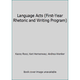 thumbnail image 1 of Pre-Owned Language Acts (First-Year Rhetoric and Writing Program) (Paperback) 1598718541 9781598718546, 1 of 1