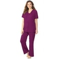 thumbnail image 5 of Women's Exquisite Form 90107 Coloratura Vintage Short Sleeve Pajama Set (Daffodil L), 5 of 20