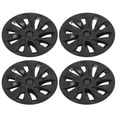 thumbnail image 1 of 4 Pcs Moyeu de Roue, Noir Remplacement Sportif Cool pour Modèle 3 2017 à 2023, 1 of 8