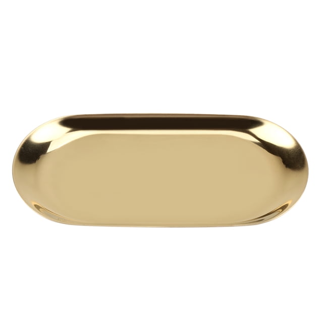 Serving Tray, Stainless Steel Jewelry Torage Cosmetics Fruit Decorative Storage Tray for