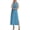 Gray / Blue Stripes, variant on Women Long Slit Maxi Dress Bodycon for Summer Spring Party Beach Vacation