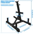 thumbnail image 7 of Viking Press Landmine Handle for 2-Inch Barbell, T-Bar Row Attachment Core Strength Training Accessories, Shoulder Press Landmine Attachment Equipment, 7 of 7