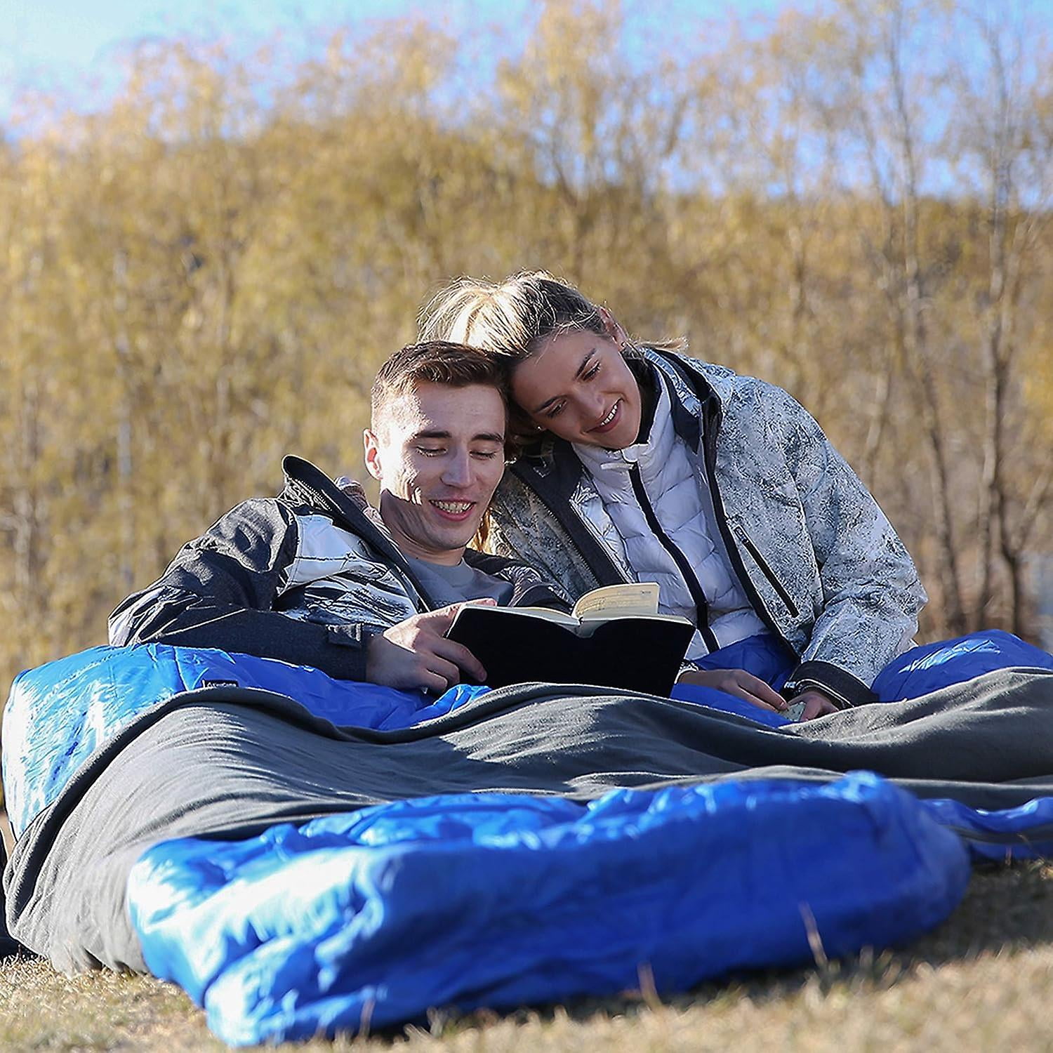 Aimia Sleeping Bag Blanket Sleeping Bags Lightweight Warm Outdoor Kids Adults Seasons For Camping Hiking