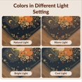 thumbnail image 7 of Design&I 4'x6' Washable Area Rug Dark Autumn Witchy Floral Scene Halloween Motif with Ghost for Dorm Room, Living Apartment, Flatweave Daily Traffic Ready, 7 of 7