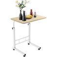 thumbnail image 1 of Mesa Auxiliar con Ruedas para Sala y Dormitorio - Altura Ajustable - Ideal para Laptop, Sofá y Café - Diseño Moderno y Minimalista, 1 of 4