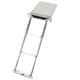 thumbnail image 1 of Escalera de plataforma deslizante, escalera telescópica plegable de 3 escalones para montaje en popa para barco, escalera plegable para barco, diseñada por expertos, 1 of 9