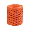 thumbnail image 1 of veasfak 200M/Roll Raffia Paper Ribbon Decor Recyclable for Weaving Gift Wrapping Orange, 1 of 7
