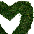 thumbnail image 3 of Northlight Reindeer Moss and Twig Artificial Heart Wreath - 13.5", 3 of 5