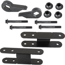 LABLT 1-3" Torsion Keys 2" Rear Shackle Suspension Lift Kit 2Pc Replacement for Chevy S10 Blazer GMC S15 1982-2004