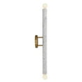 thumbnail image 5 of Callaway 2-Light Wall Sconce in White Marble with Warm Brass, 5 of 5