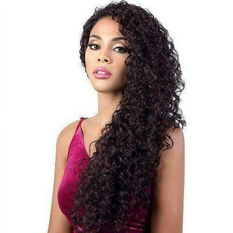 QE.Chloe Long Length Curly Synthetic Half Wig Motown Tress Walmart