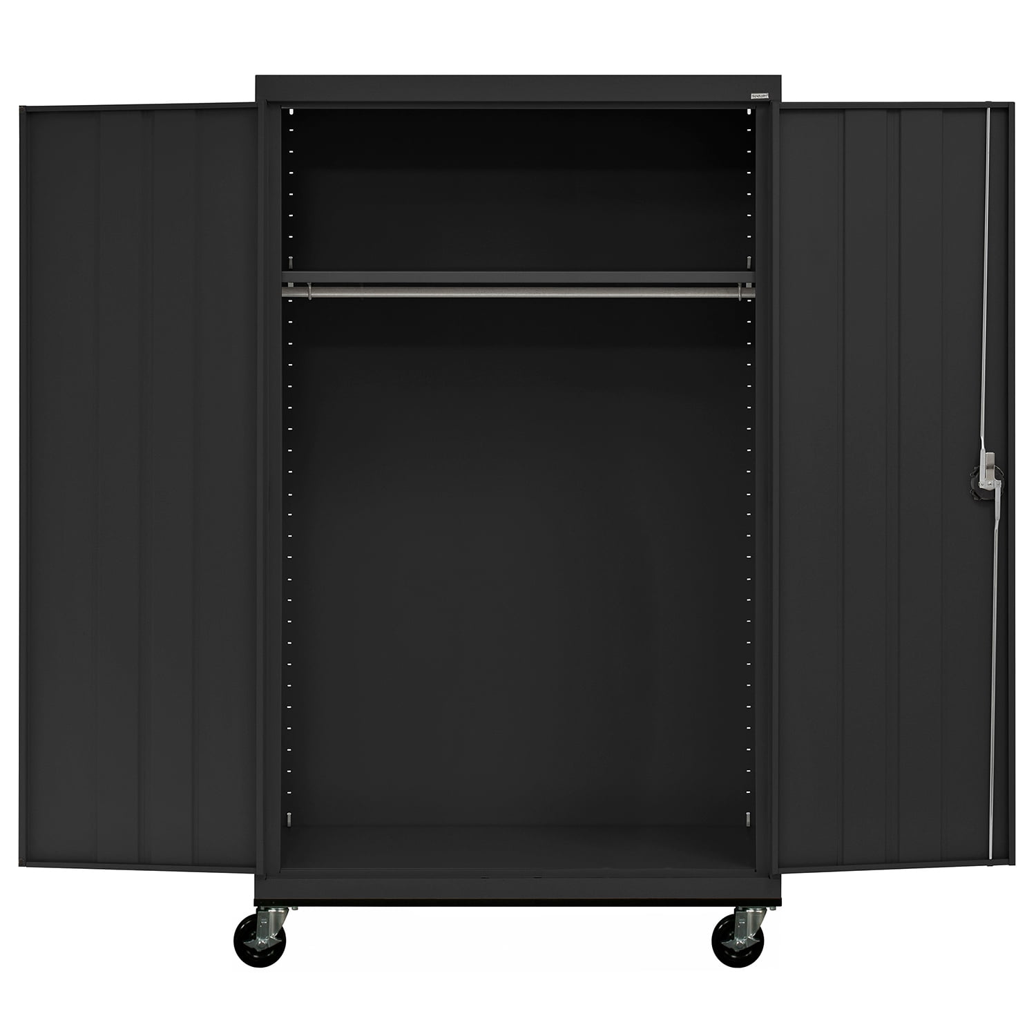 Sandusky Lee 46"W x 24"D x 78"H Steel Transport Mobile Wardrobe