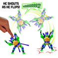thumbnail image 1 of Rise of The Teenage Mutant Ninja Turtle Donatello Side Flip Ninja Attack Figura de lujo Rise of the Teenage Mutant Ninja Turtles 43377814023, 1 of 1