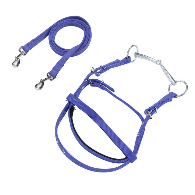 Crafted Nylon Adjustable Horse Bridle Rein, Stylish Equestrian Headstall for Riding Control with Comfort Compatible with Various Tack Designed for Most Sized Horses