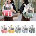 thumbnail image 2 of LAIQIEN Pet Travel Carriers Ventilation Cat Camping Bag Hiking Carriers Dog Travel Bag, 2 of 13