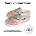 thumbnail image 6 of Daiia Dreamcatcher With Owl Print Women’s Fuzzy Slippers Memory Foam Lightweight House Shoes Cozy Loafer Flannel House Shoes-37/38, 6 of 7