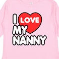 thumbnail image 4 of Inktastic I Love My Nanny Boys or Girls Long Sleeve Toddler T-Shirt, 4 of 5