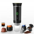 thumbnail image 1 of Q Cafetera Espresso Portátil 3 en 1, Mini Cafetera de Viaje con Puerto USB C Recargable, 20bar Autocalentable Molida y Cápsula con Taza de Té Pequeña para Automóvil, Oficina, Acampar, RV, 1 of 11