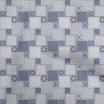 thumbnail image 1 of oneOone Velvet Blue Fabric Asian Block Tile Sewing Craft Projects Fabric Prints By Yard 58 Inch Wide, 1 of 4