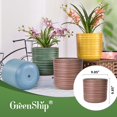 thumbnail image 3 of GreenShip 2 Pack Planter for Indoor Plants,10 inch Plant Pots with Drainage Hole,Modern Plant Pots,Decorative Flower Pots, 3 of 8
